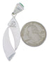 Silver Turquoise Inlay Jewelry Pendant PX28959
